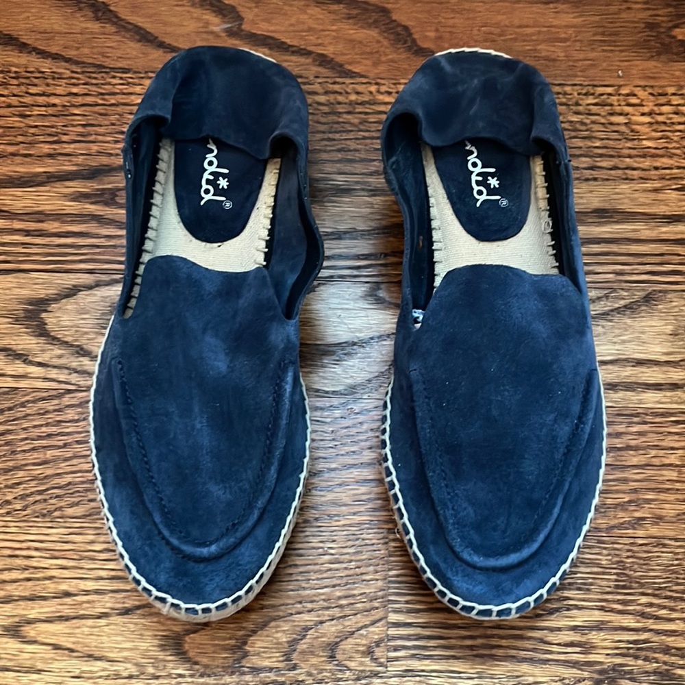 Women’s Splendid Blue Espadrille Flats Size 8.5
